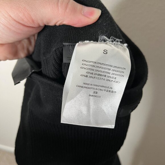 Essentials Fear of God Womens Ribbed Knit Black Leggings Small - Picture 6 of 8